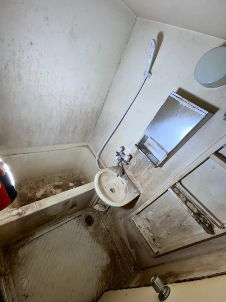 お風呂のクリーニング前の画像